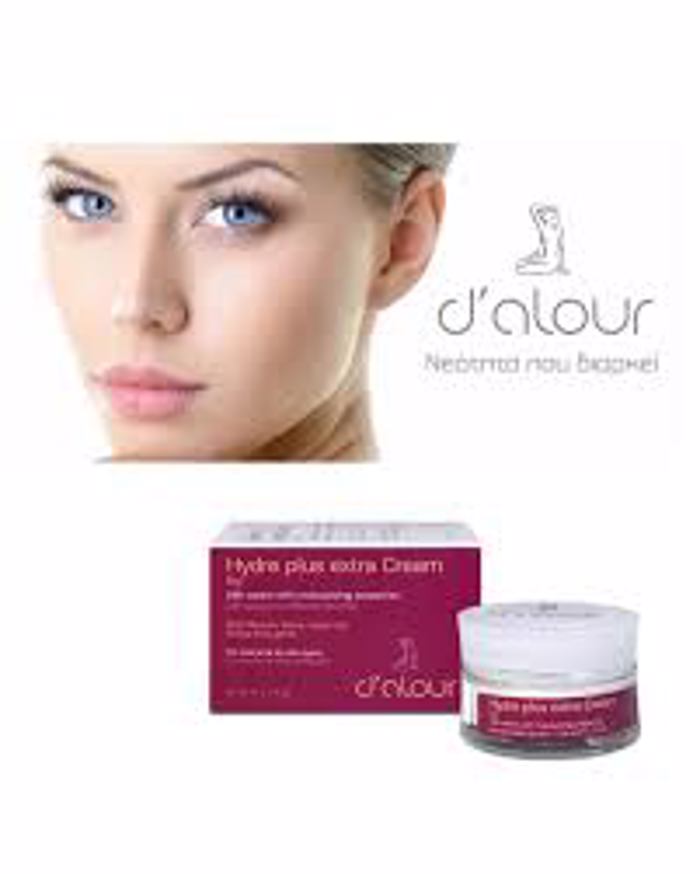 d’alour Hydre Plus Extra Cream - Dry Apali 24ori Enudatiki Krema Prosopou ga Kanonikes Xires kai Neanikes Epidermides 50 ml